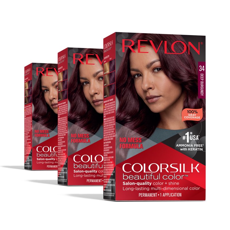 Permanent Hair Color Kit - Multi-Shade, Ammonia-Free, at-Home Coloring