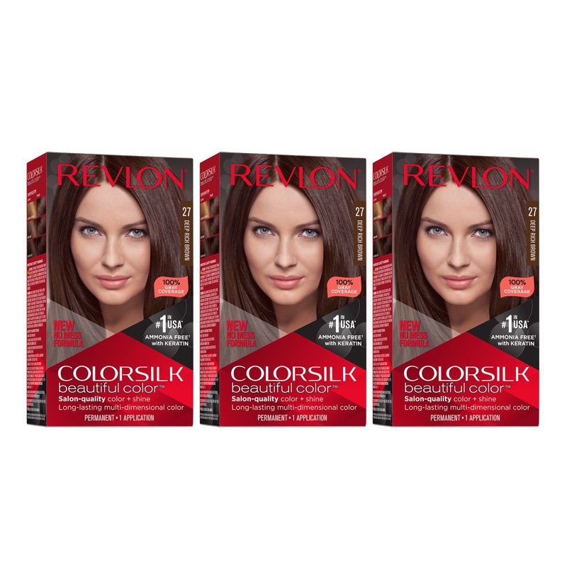 Permanent Hair Color Kit for Long-Lasting, Gray Coverage - Multiple Shades