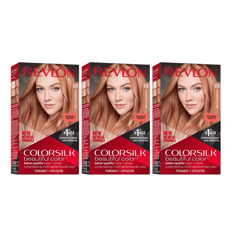 Hair Color Kit - Multiple Shades, Gray Coverage, Long-Lasting, Ammonia-Free