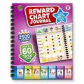 Kids Reward Chart & Journal Set with Stickers & Task Cards - Weekly Routine Tracking