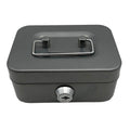 Mini Metal Cash Box with Lock and Handle for Money, Coins, Kids Toys