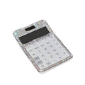 Dazzling Rhinestone 12-Digit Solar & Battery Power LCD Calculator for Office & School