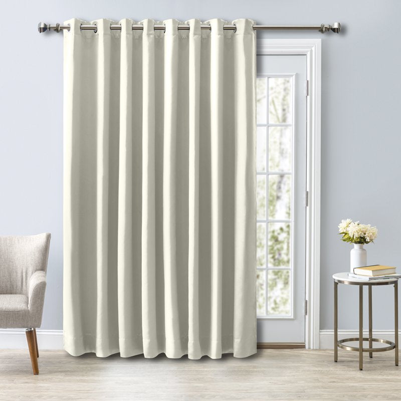 Ricardo Blackout Patio Panel Grommet Curtain - Insulated Light Blocker