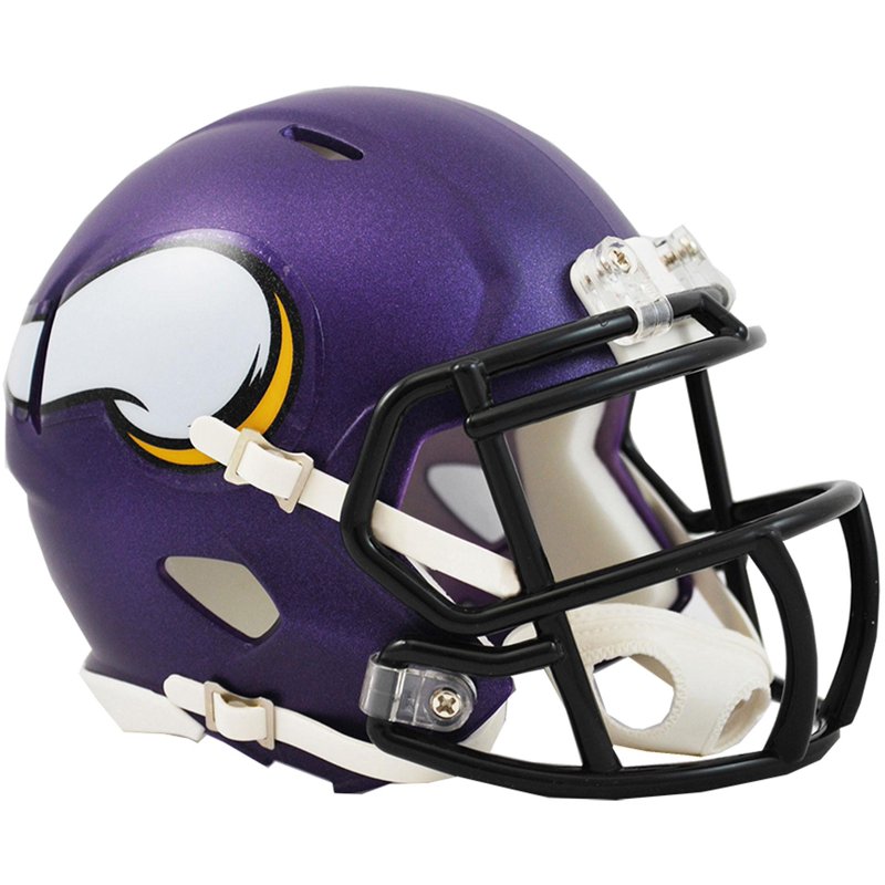 Minnesota Vikings Mini Speed Football Helmet - Collectible Replica