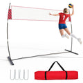 Portable Volleyball Net 12 ft with Adjustable Height & Carry Bag for Indoor Outdoor Play