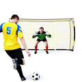 12 x 6 ft Backyard Soccer Goal with Carry Bag, Metal Base & Ground Stakes