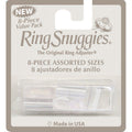 Ring Snuggies Adjustable Ring Fit Enhancer - Clear Plastic, 8-Pack