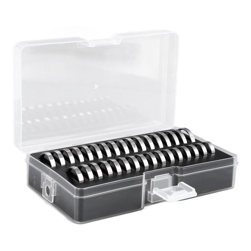 Portable Stainless Steel Ring Sizer Measuring Tool Kit for Jewelry Making