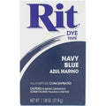Fabric Dye Kit - Navy Blue Semi-Permanent Powder Dye for Clothing & Crafts - 6 Pack