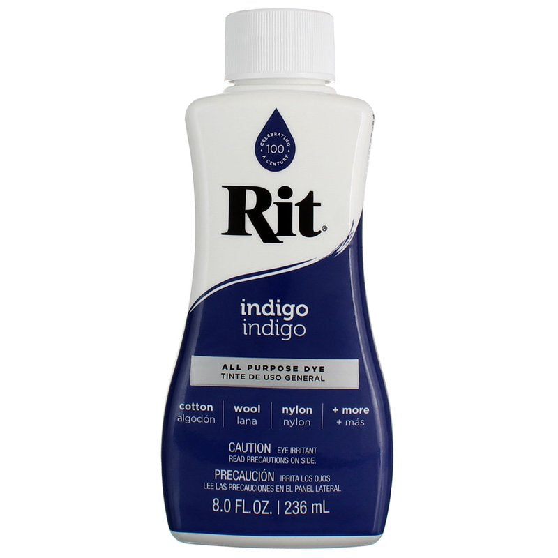 All-Purpose Dye Indigo 8 Fl Oz for Fabric and Household Projects