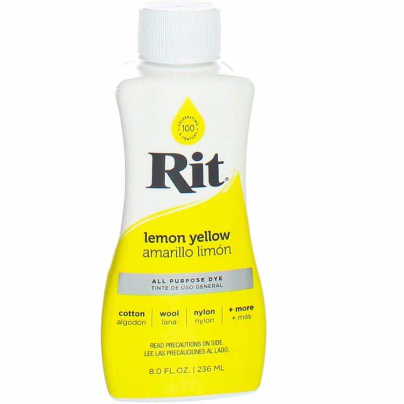 All Purpose Fabric & Clothing Dye - Lemon Yellow, 8 fl oz
