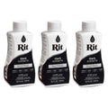 All Purpose Liquid Fabric Dye - Black, 8 oz, 3 Pack for Clothes & Home