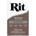 All-Purpose Powder Fabric Dye - Dark Brown, 1-1/8 oz - Multiple Pack Sizes