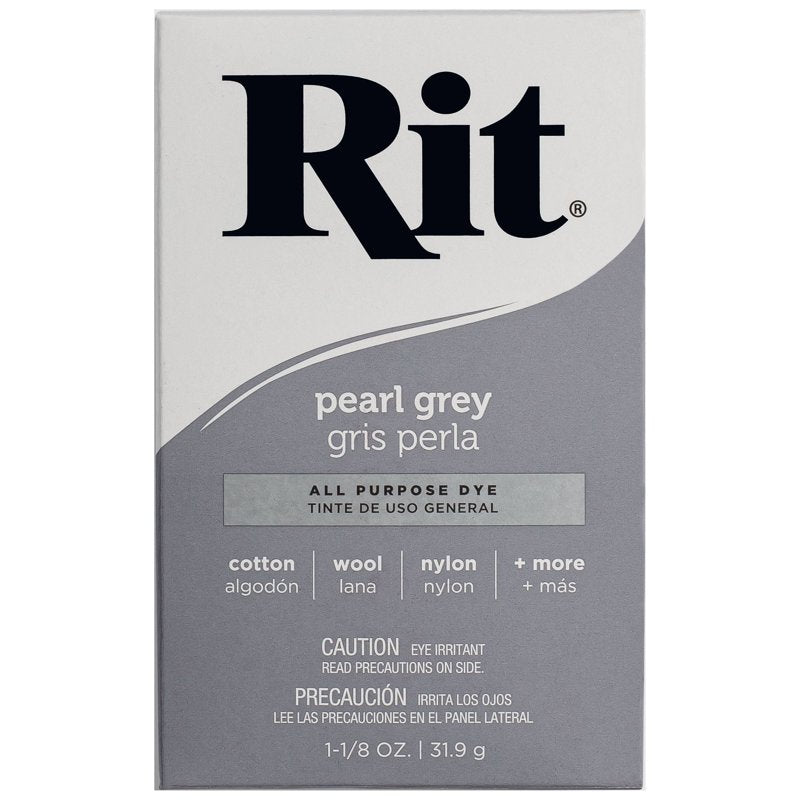 Pearl Grey All Purpose Powder Fabric Dye for Clothing & Crafts - 1.8 oz