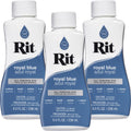 Liquid Fabric Dye - Royal Blue 8oz Pack of 3 for Clothing & Home Decor