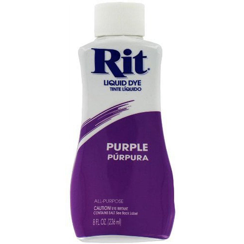 Liquid Fabric Dye - Vibrant Purple for Clothing, Home Decor & Crafts (Pack of 2)