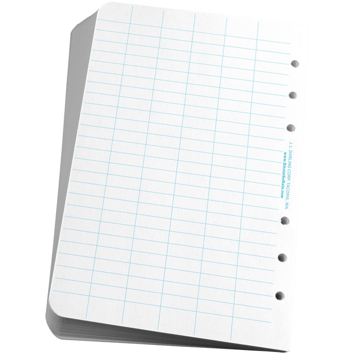 Field-Size Loose Leaf Paper, 100 Sheets, White, Recycled Content