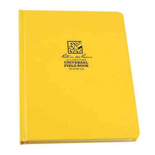 All Weather Yellow Cover Notebook with Map Scale and Reference Pages - 80 Sheets