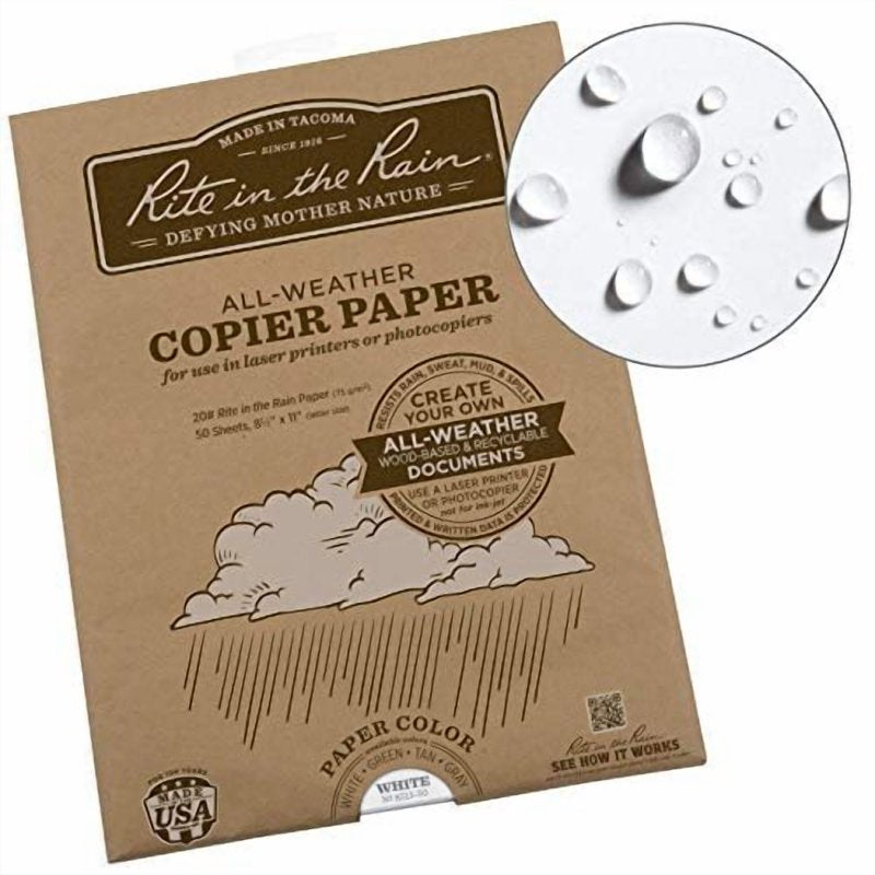 Laser Printer & Copier Paper 8.5 x 11 Inch, 20 lb, White, Matte Finish, 50 Sheets