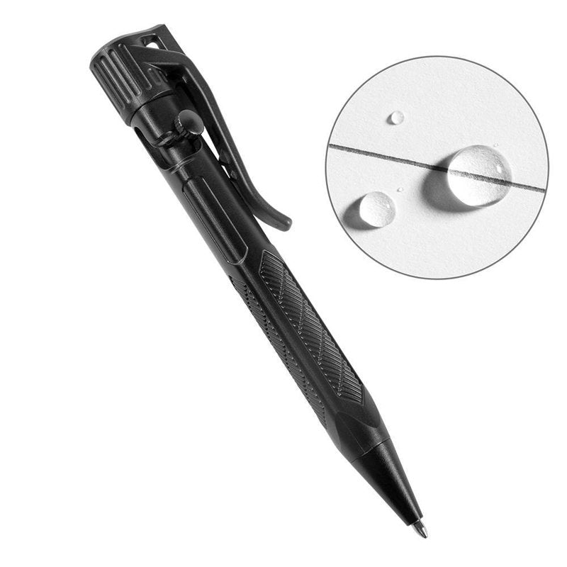 All-Weather Waterproof Pen with 0.9mm Tip and Black Ink - Rugged & Reliable