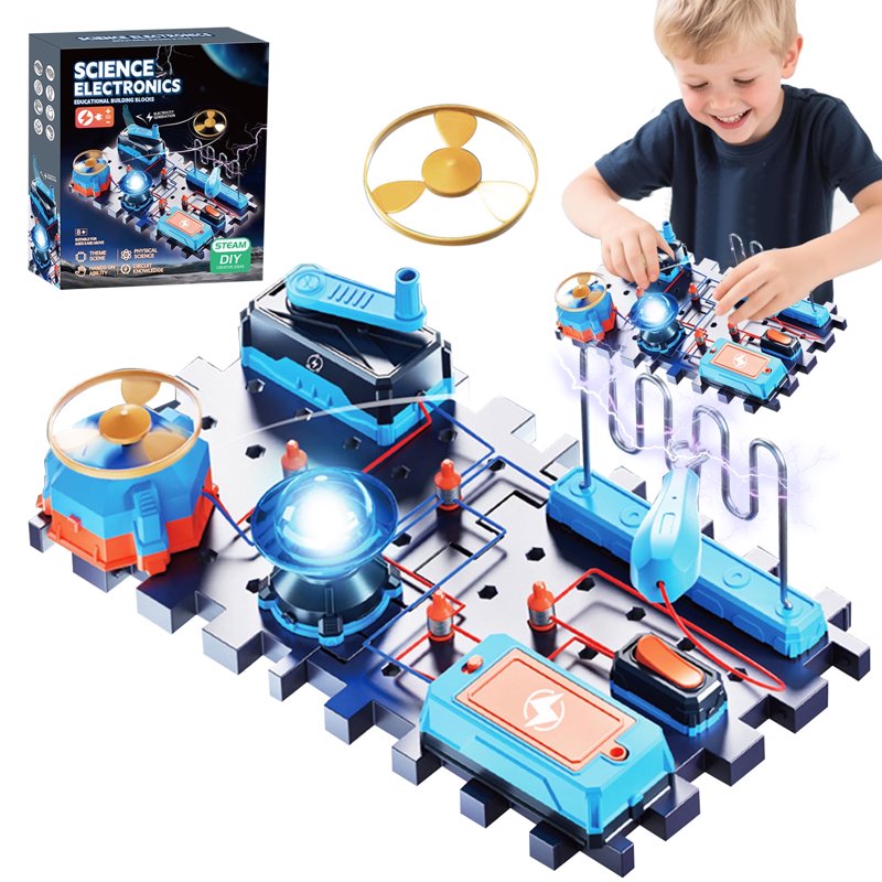 Kids Circuit Building Kit STEM Educational Toys for Ages 4-12