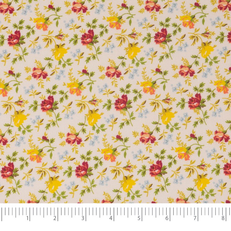 Cotton Quilt Backing Fabric - 108-Inch Wide Floral Prints by Roc-lon, Cut by Yard
