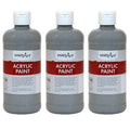 16 oz Acrylic Paint Set - Gray, Multi-Color & More - Pack of 3