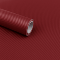 Matte Burgundy Vinyl Wrap 5ft x 20ft Carbon Fiber Film for Car, Motorcycle & Surface Wraps