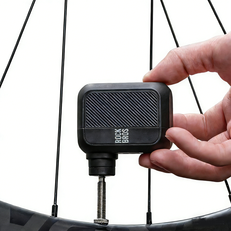Mini Wireless Bicycle Pump 100 PSI for Road & Mountain Bikes, Portable & Fast Inflator
