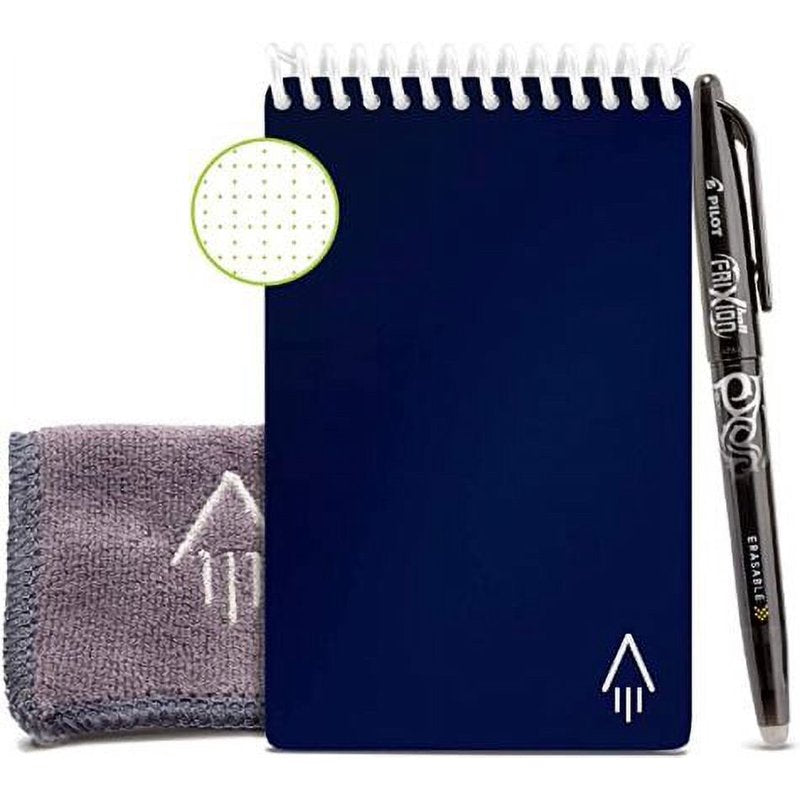 Mini Reusable Smart Notepad with Pen & Microfiber Cloth - Eco-Friendly Note Taking