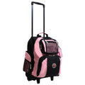 Deluxe Rolling Backpack with Spacious Compartments and Durable Wheels