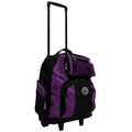 Deluxe Rolling Backpack with Spacious Main Compartment and Wheels