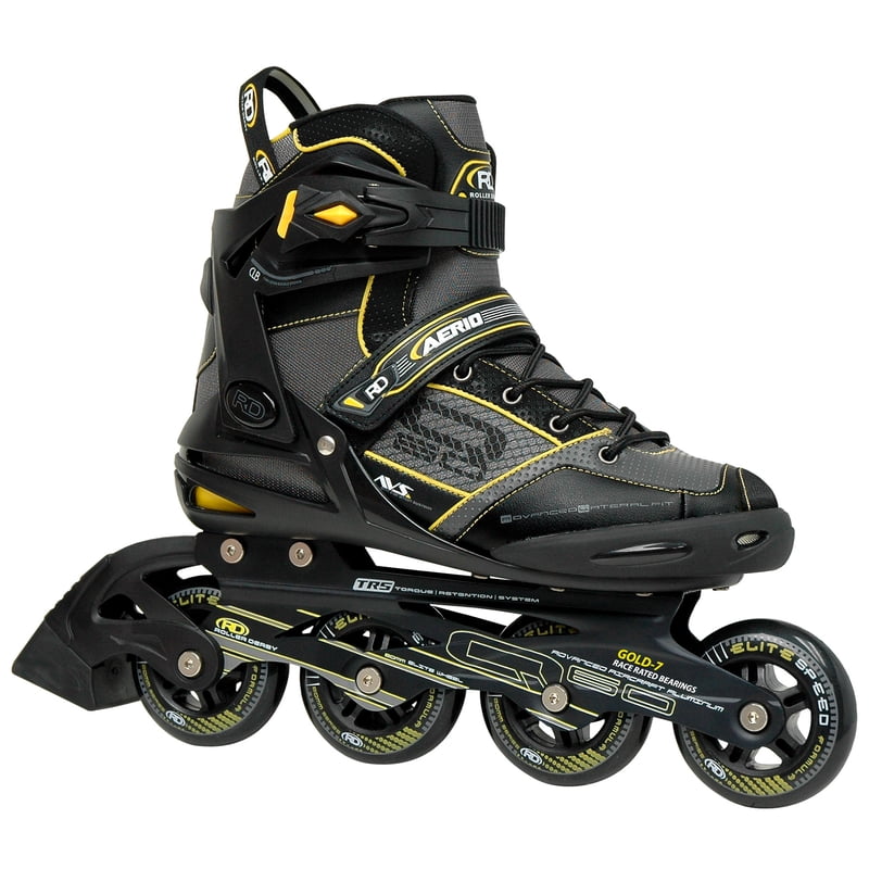 Men's Inline Skates Sporty Lightweight Aluminum Frame Comfort Padding