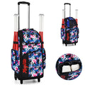Rolling Baseball Bag with Wheels 60L Equipment Backpack for Youth & Adults