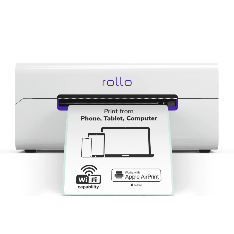 Wireless Thermal Label Printer for Shipping - 4x6 Wi-Fi Printer, AirPrint Compatible