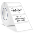 Thermal Label Roll 50x30mm for R22 Printer - 260 White Blank Labels