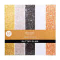 Multicolor Glitter Cardstock Sheets - 12x12 Inch Scrapbook Paper, 10 Pack