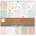 12x12 Scrapbook Paper Pad - 50 Sheets Floral Designs for Crafting