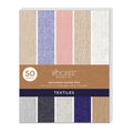 Textured Paper Pad for Crafts and Scrapbooking - 8.5 x 11 Inches, 50 Sheets