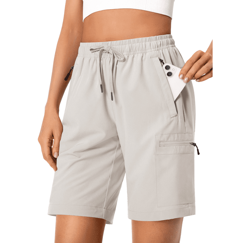 Women's Quick Dry Cargo Shorts for Hiking & Casual Summer Wear