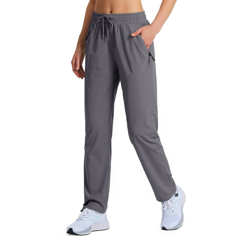 Lightweight Cargo Joggers for Women Quick Dry Hiking Pants Travel Activewear