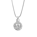 Crystal Rhinestone Memorial Necklace for Ashes Keepsake Jewelry Pendant