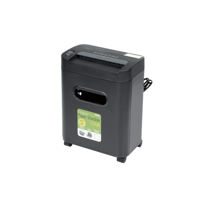 12-Sheet Crosscut Paper Shredder with CD/DVD Compatibility