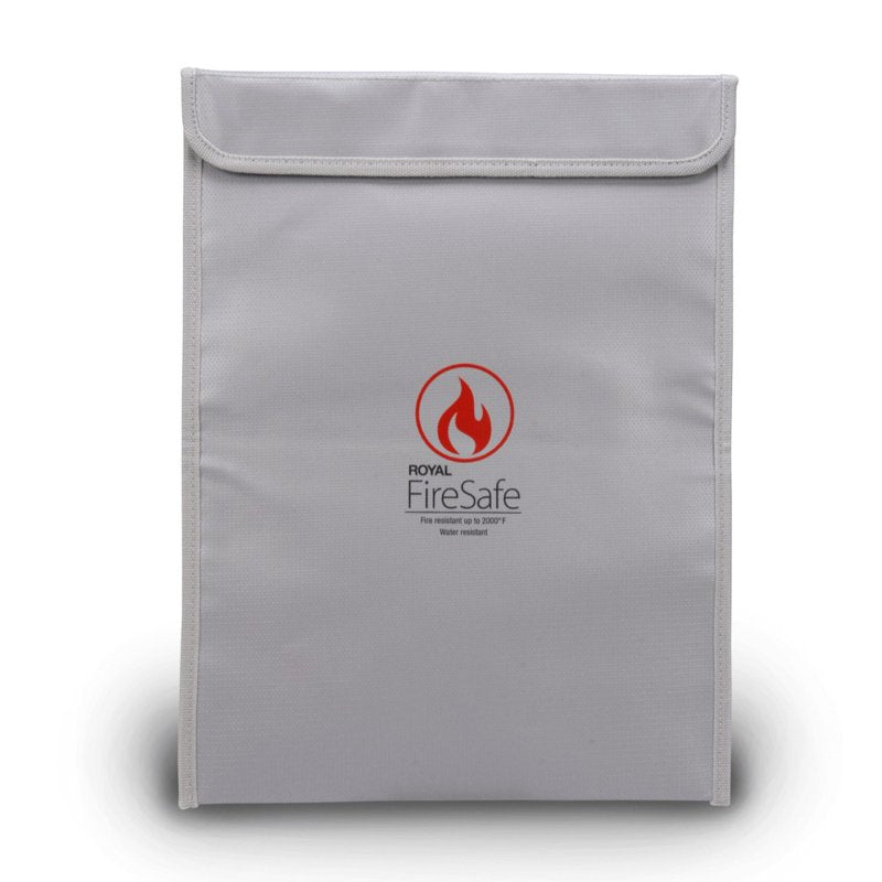 Fireproof Waterproof Document Bag - Fire & Water-Resistant Storage Pouch