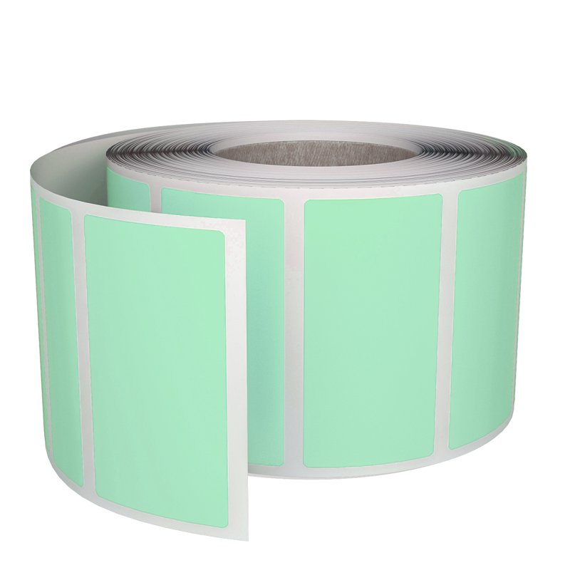 Rectangular Color Coding Stickers Roll Labels - 1.57 x 0.75 Inches, 500 Pack