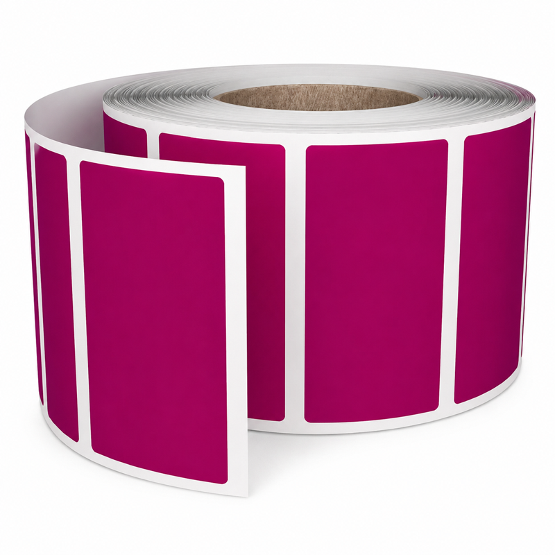 Color Coding Sticker Roll Labels - 1.57" x 0.75" - 500 Pack