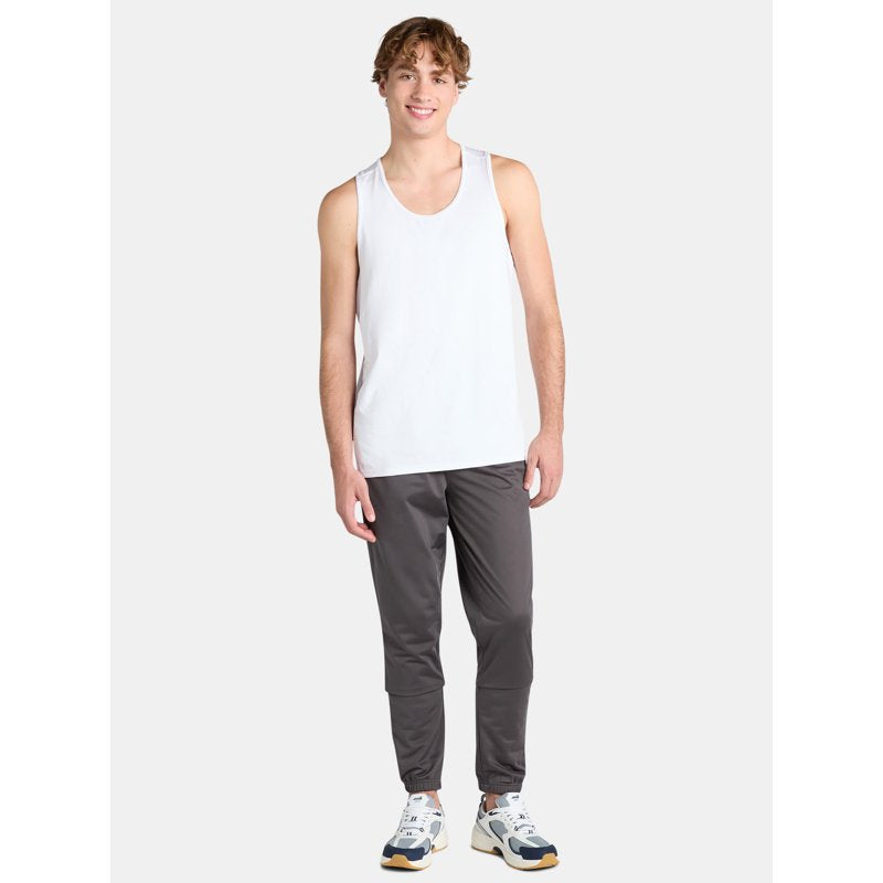 Men's & Big Men's Track Pants - Lightweight Activewear with Side Taping