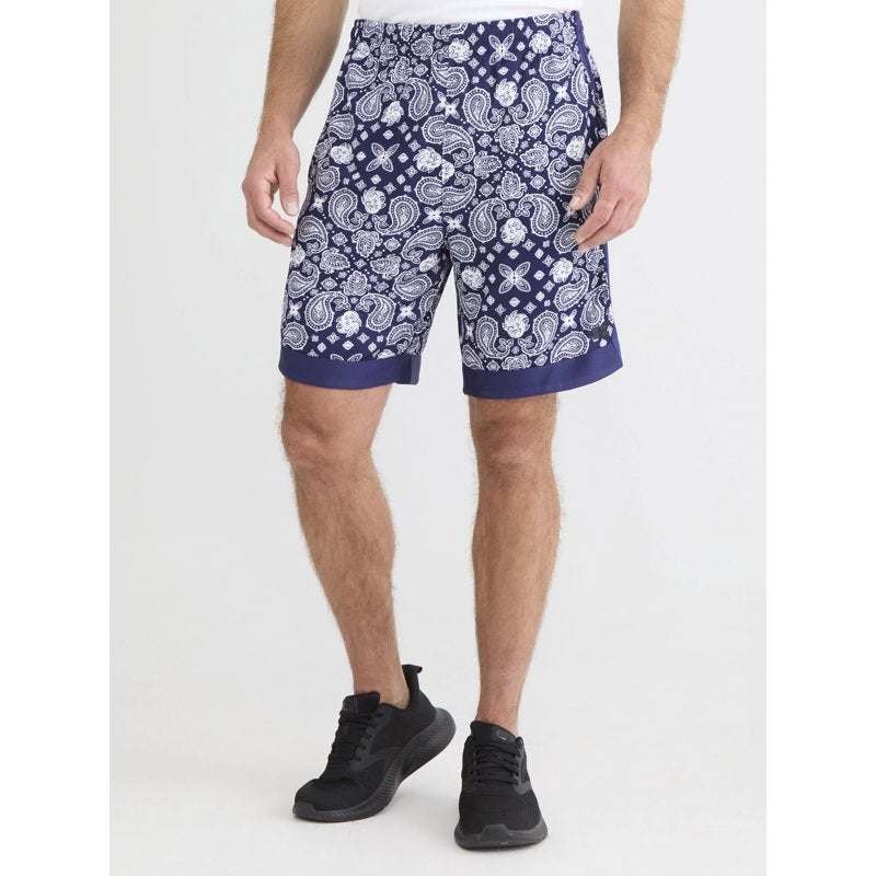 Men's Printed Basketball Shorts - 8-Inch Inseam Active Fit Sportswear