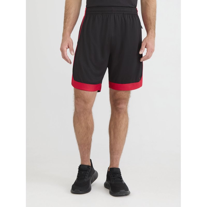 Men's Colorblock Basketball Shorts 8-Inch Inseam Active Fit Sportswear