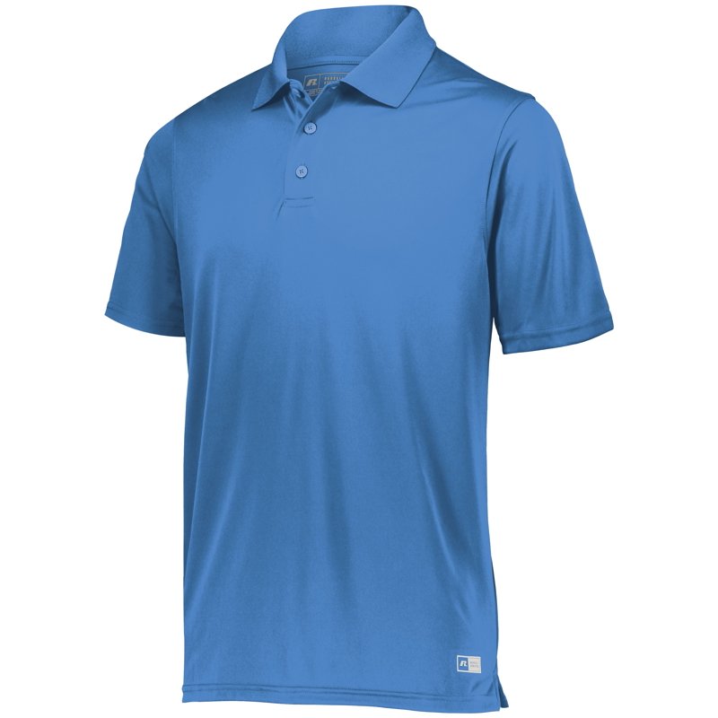Men's Short Sleeve Polo Shirt with Moisture-Wicking & Sun Protection
